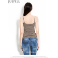 Summer New Women′s Suspenders Sexy Vest Bottoming Slim Short Paragraph Breathable Hemp Shirt Wild Top Vest